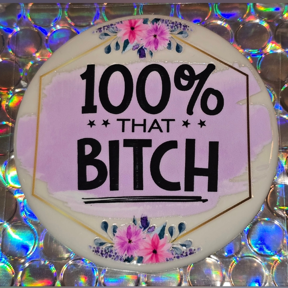 100% That Bitc☆ Custom Christmas Ornament with Real Pearl #1044